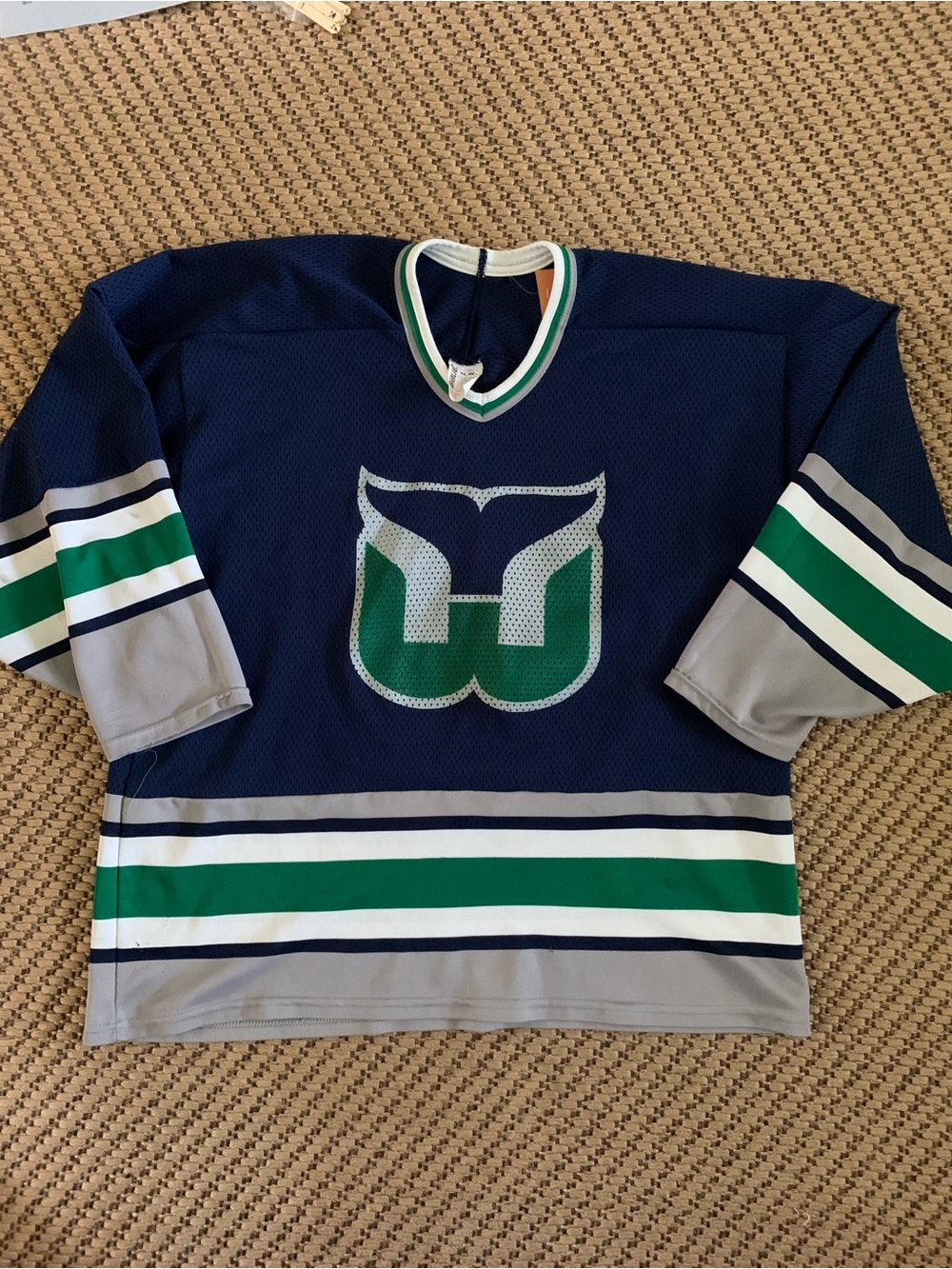 Vintage Hartford Whalers Style Vintage Hockey Jersey